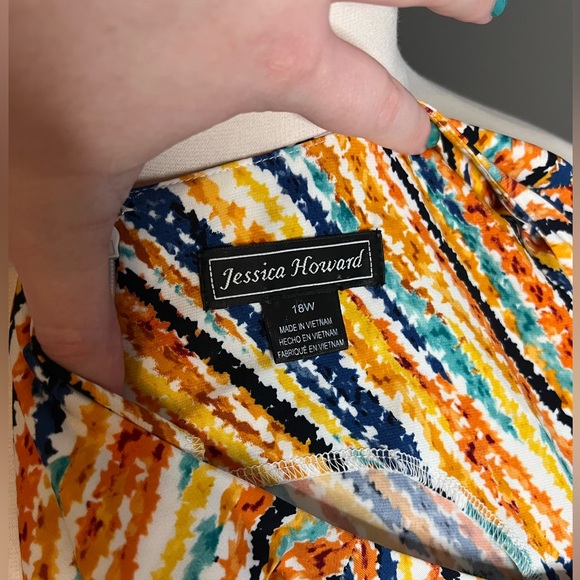 Jessica Howard Sleeveless Dress size 18W - Picture 3 of 3